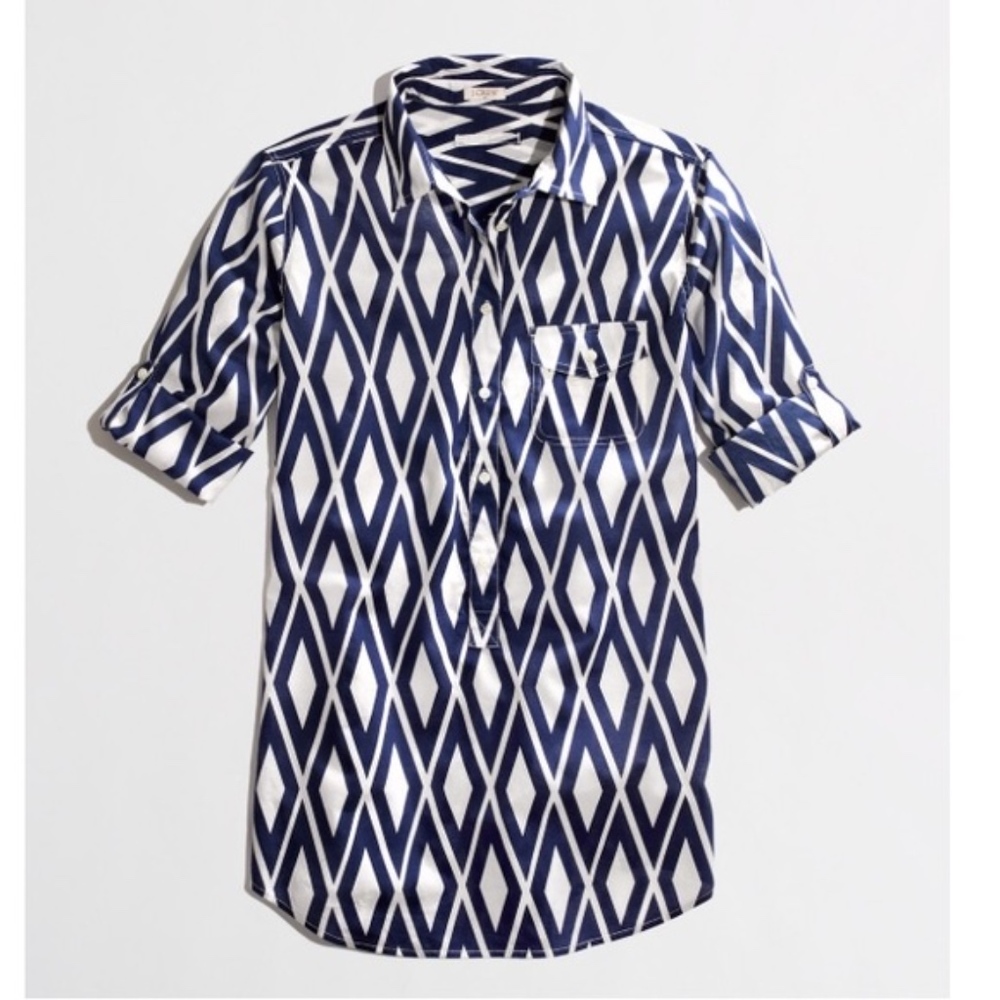 J. Crew Geometric Print Tunic - Picture 5 of 6